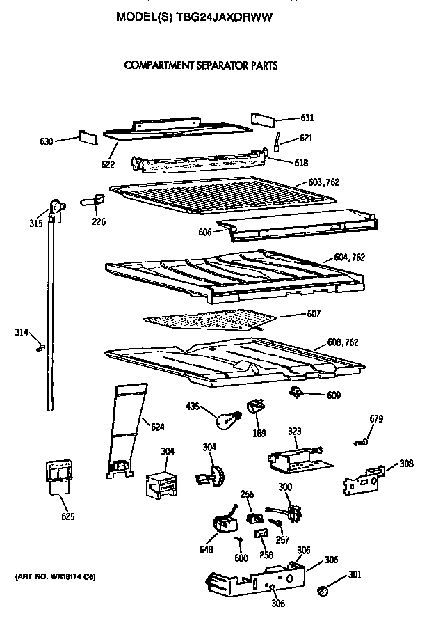 Compartment separator