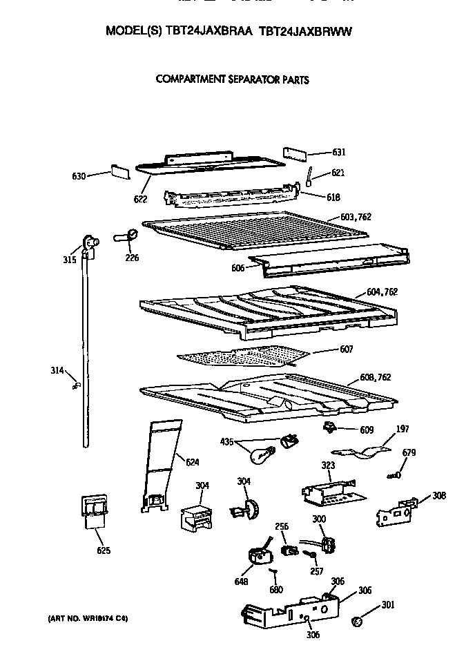 Compartment separator