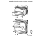 GE TBX14AYXKRWH doors diagram