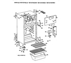 GE TBX14AYXKRWH cabinet diagram