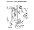 GE TBX14SAXKRWH cabinet diagram