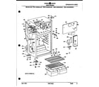 GE TBX14SIXKRWH cabinet diagram