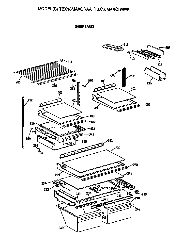 SHELVES