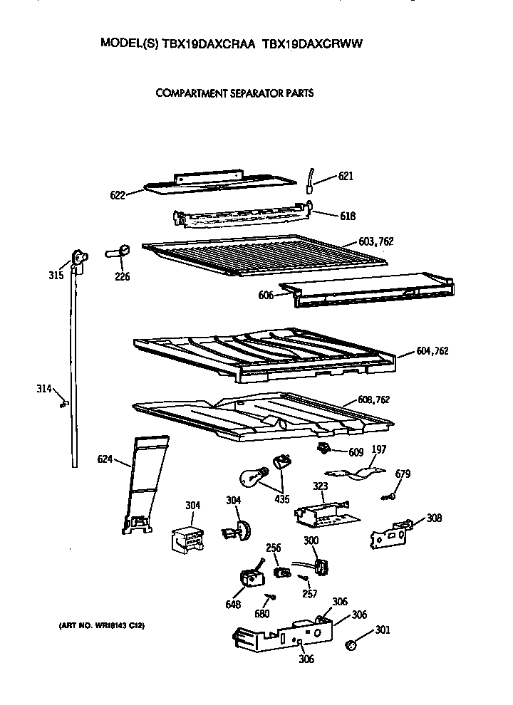 Compartment separator
