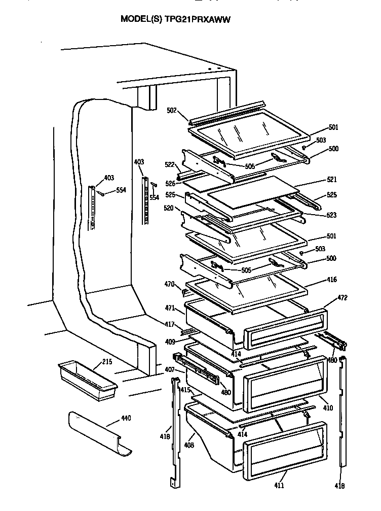 SHELVES