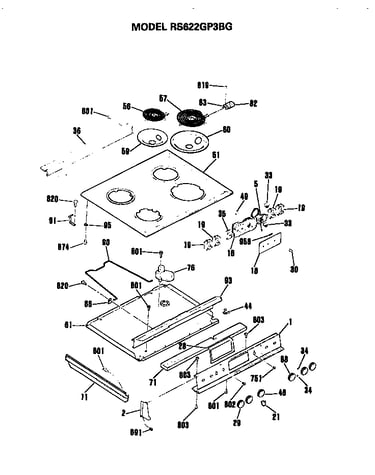 Cooktop/controls