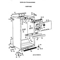 Hotpoint CTG18GAXDRWW cabinet diagram