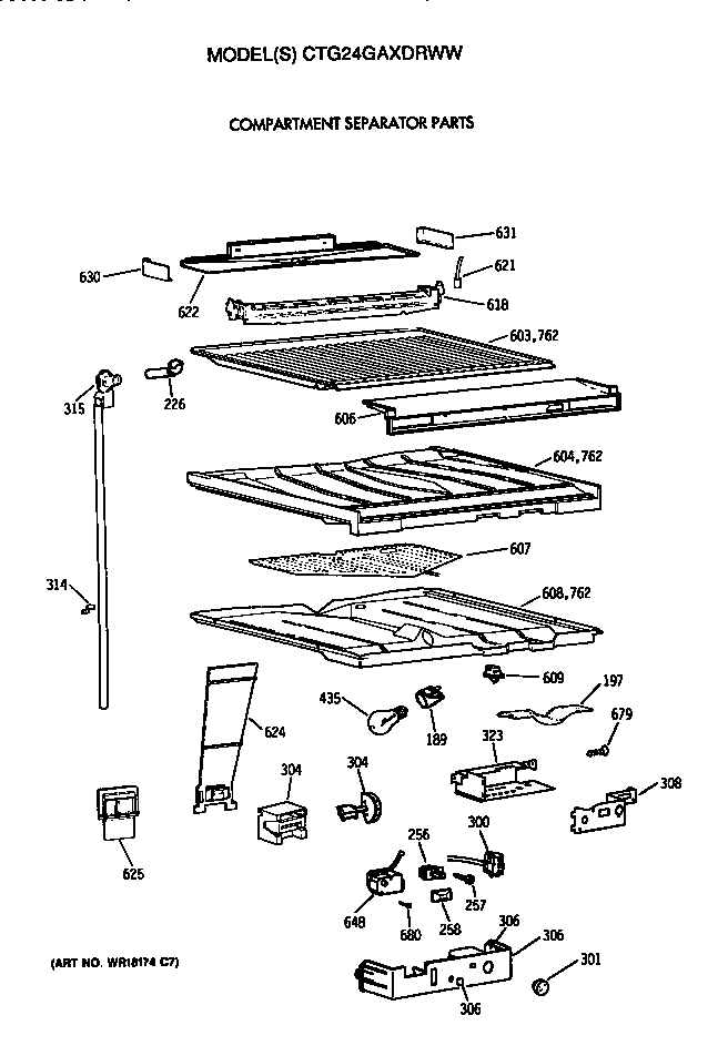 Compartment separator