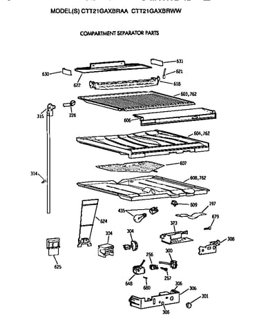 Compartment separator