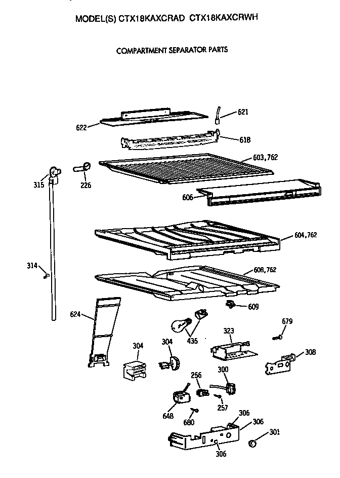 Compartment separator