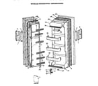 GE MSX22GAXAWW doors diagram
