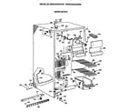 GE MSX22GAXAWW freezer section diagram