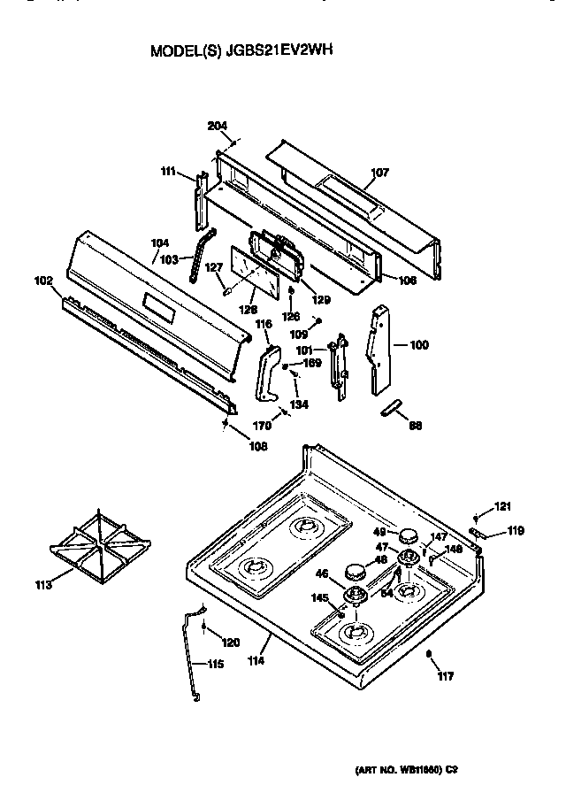 COOKTOP AND BACKSPLASH