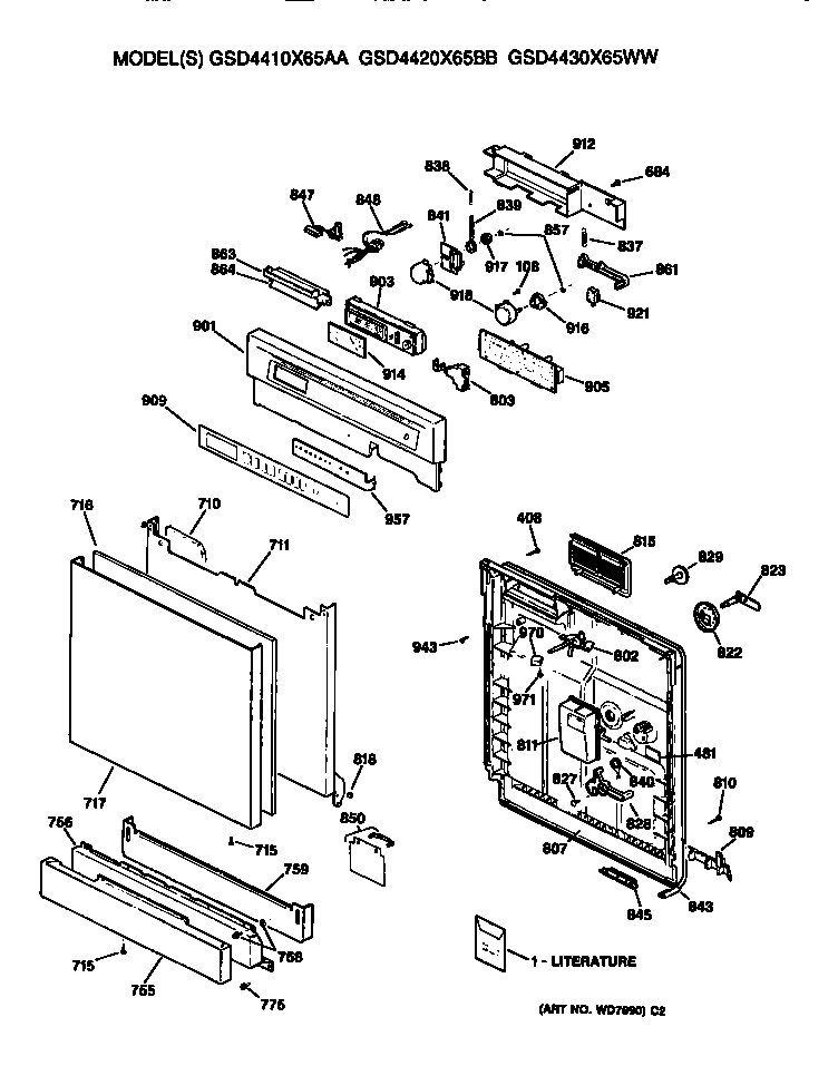 FRONT/CONTROL PANEL