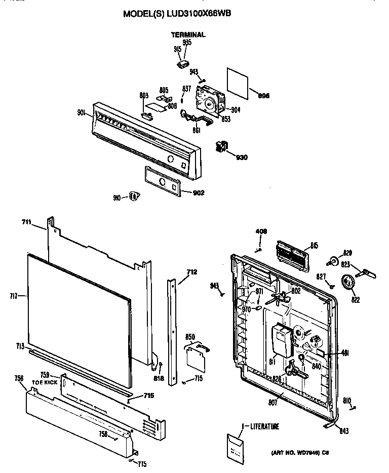 FRONT/CONTROL PANEL