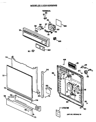 Front/control panel