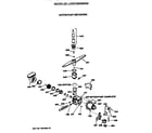 GE LUD3100X66WB motor/pump diagram