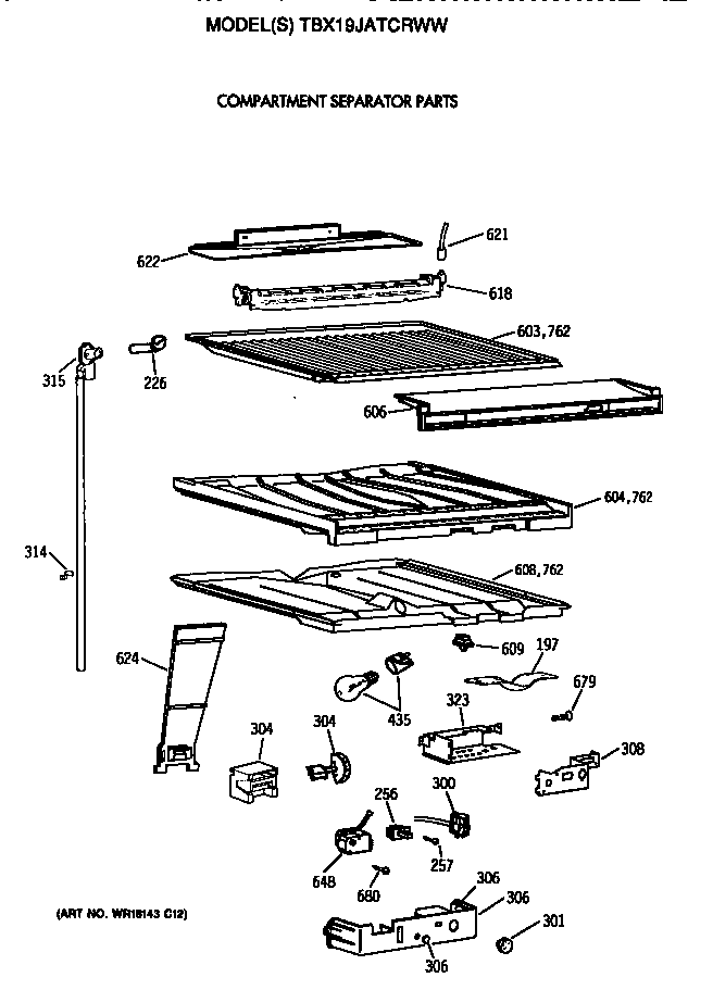 Compartment separator