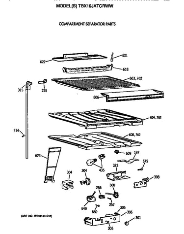 Compartment separator