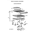GE TBH18DAXBRAA compartment separator diagram