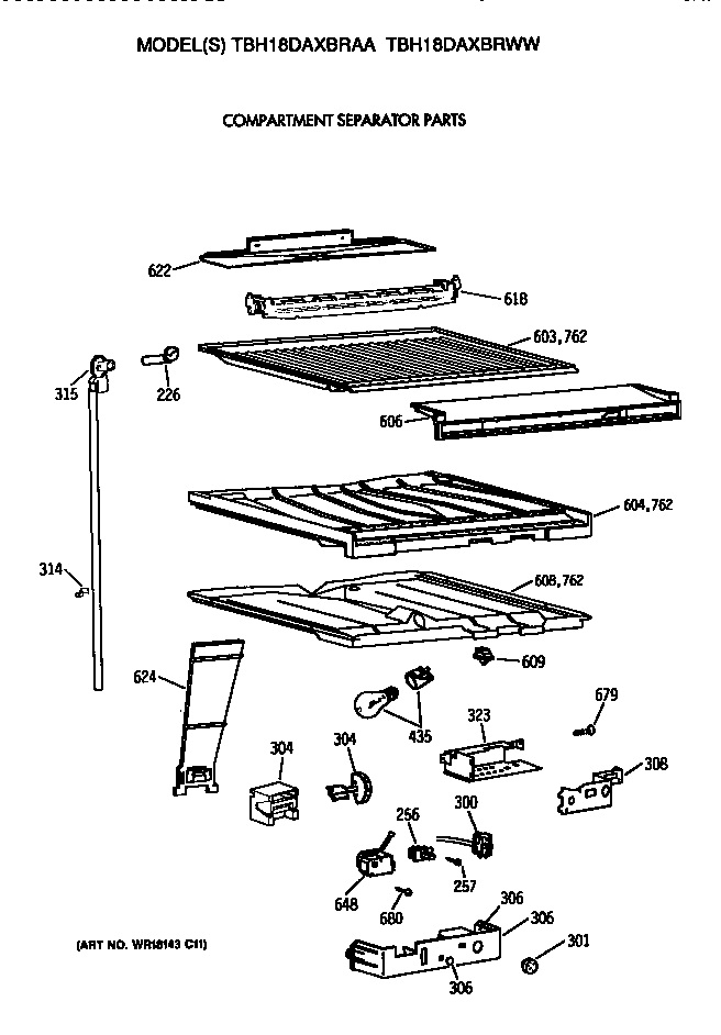 Compartment separator