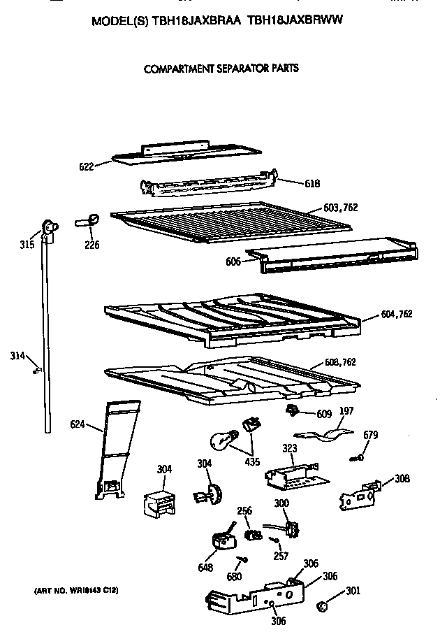 Compartment separator