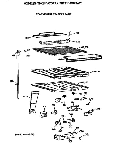 Compartment separator