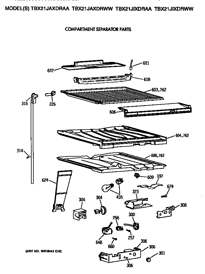 Compartment separator