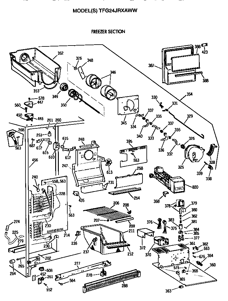 FREEZER SECTION