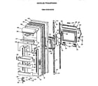 GE TFG24ZFXAWH fresh food door diagram