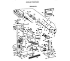 GE TFG24ZFXAWH freezer section diagram