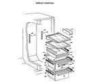 GE TFG24ZFXAWH shelves diagram