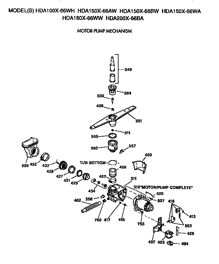 Motor/pump