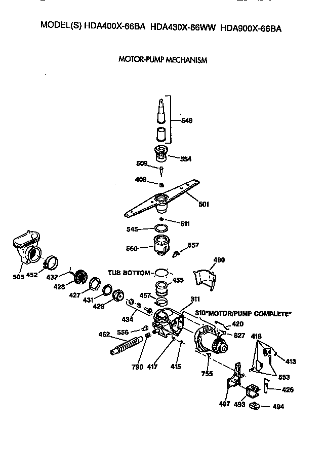 Motor/pump