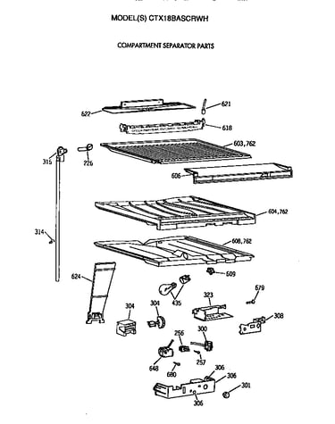 Compartment separator