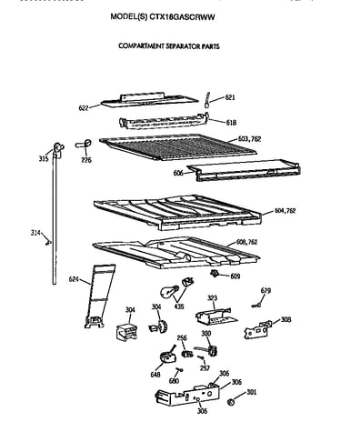 Compartment separator