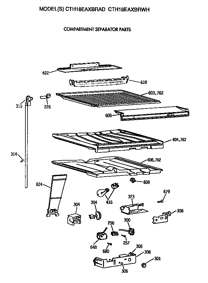 Compartment separator
