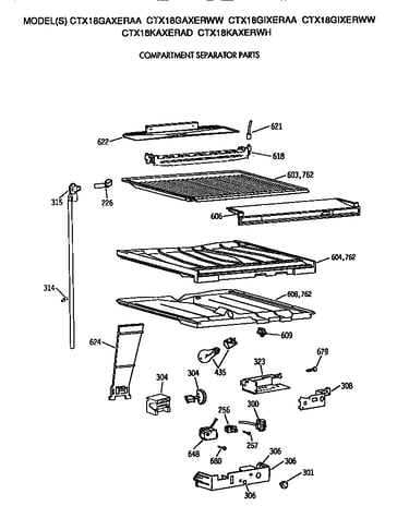 Compartment separator
