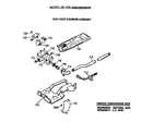 GE DRL4980SBMWW gas valve and burner diagram