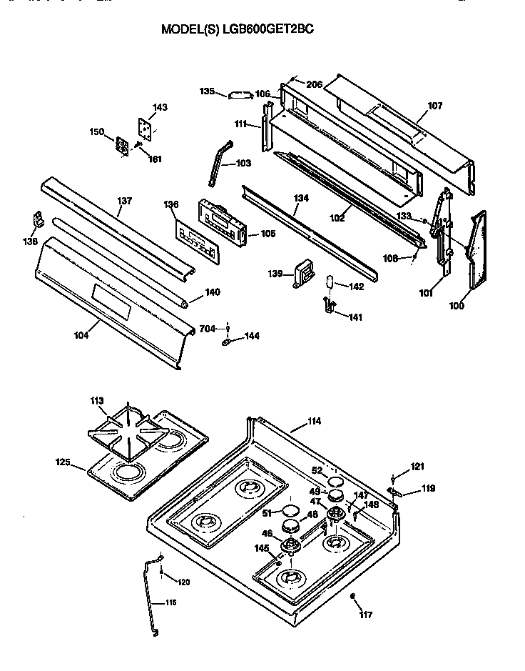 COOKTOP AND BACKSPLASH