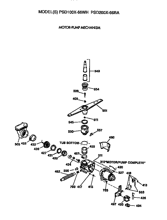 Motor/pump