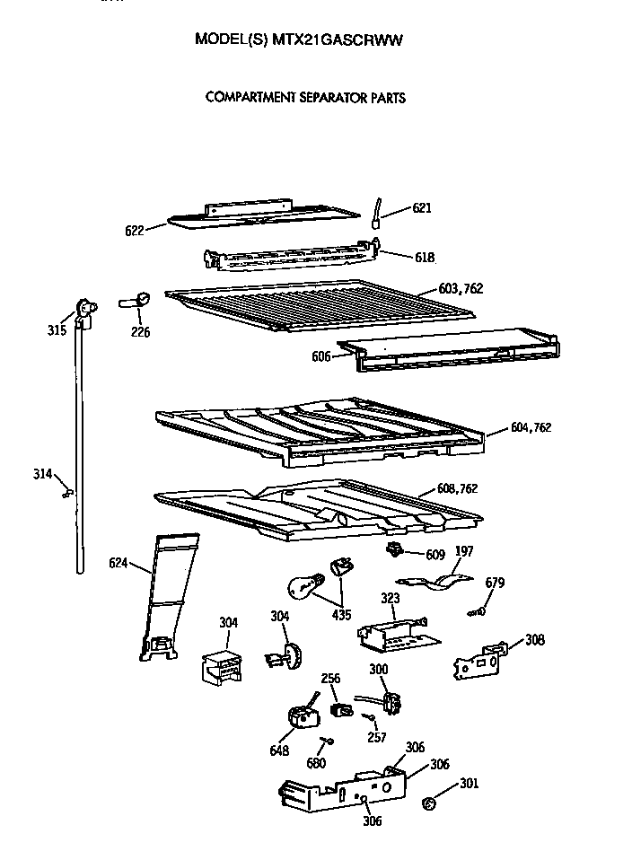 Compartment separator