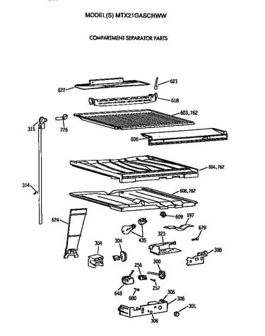 Compartment separator