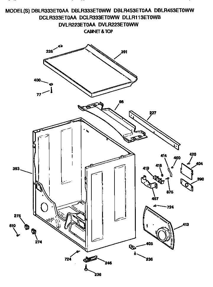 Parts diagram