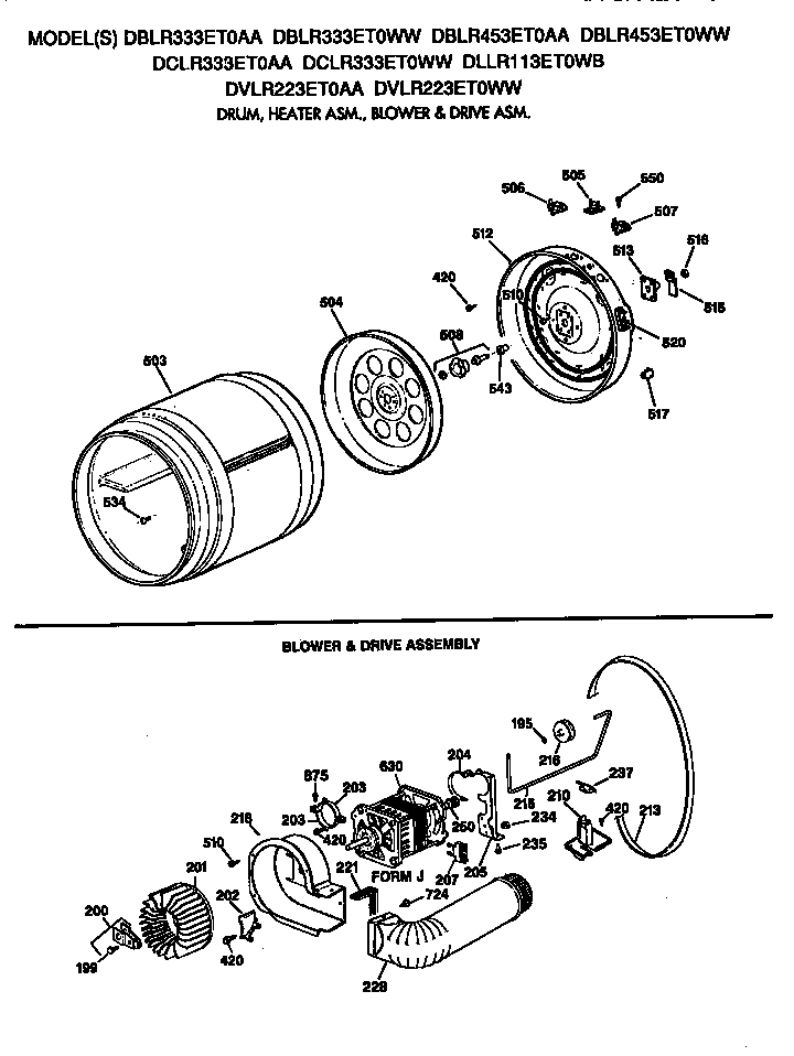 Parts diagram