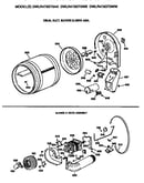 Drum, duct, blower and drive