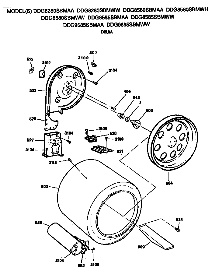 Drum and duct