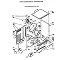 GE WSM2480SEZWW dryer cabinet and motor diagram