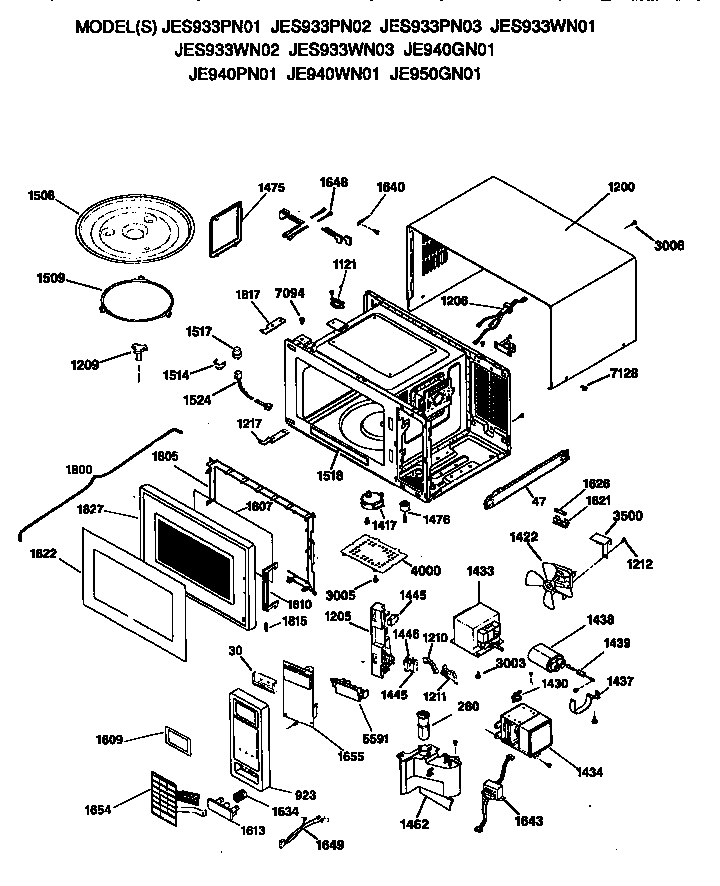 MICROWAVE PARTS