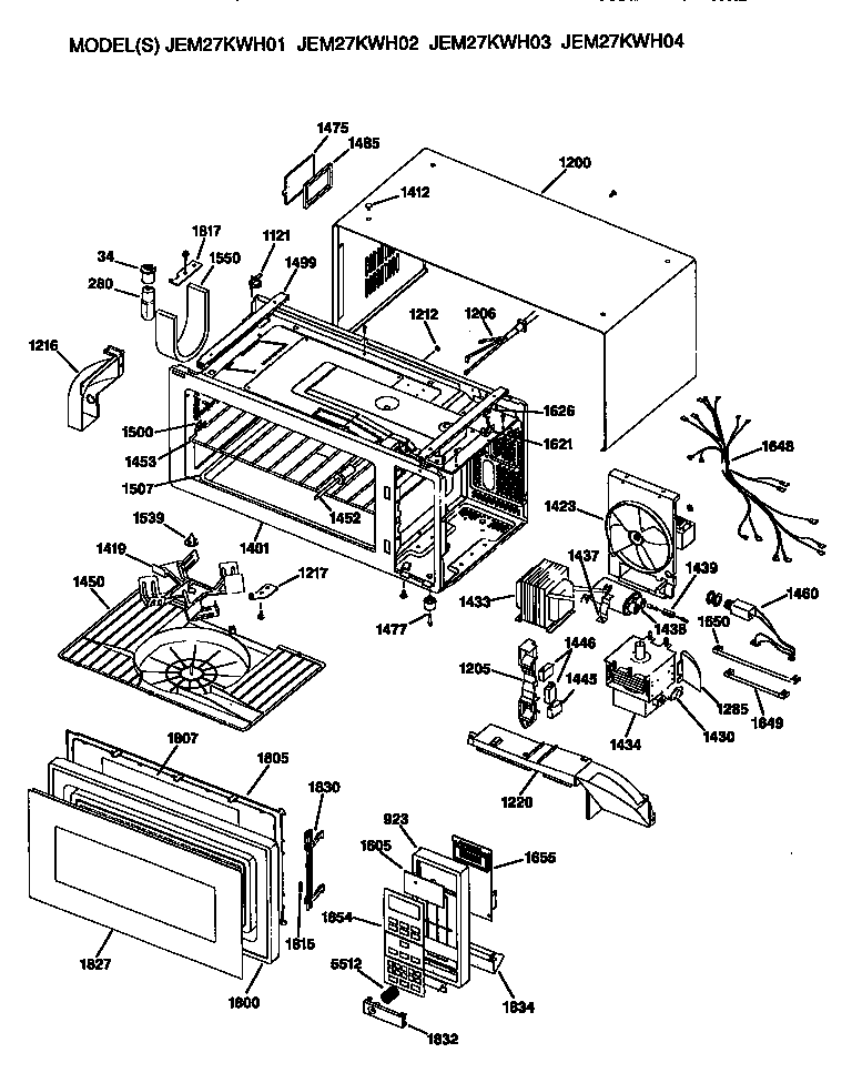 MICROWAVE PARTS